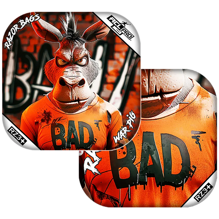 War Pig | Bad A Graffiti | ACL PRO Razor Cornhole Bags