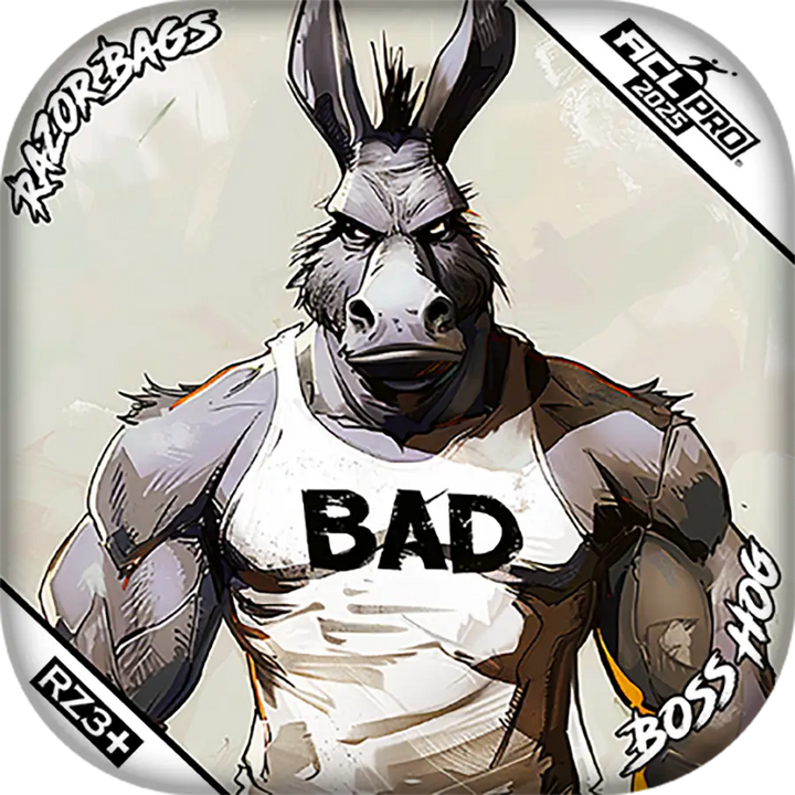 Boss Hog | Bad A Muscles | ACL PRO Cornhole Bags by Razor Bags (Razor Cornhole)
