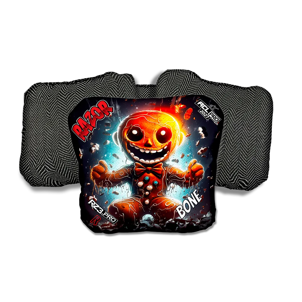 Bone PRO Bad Cookie Black Back Cornhole Bags