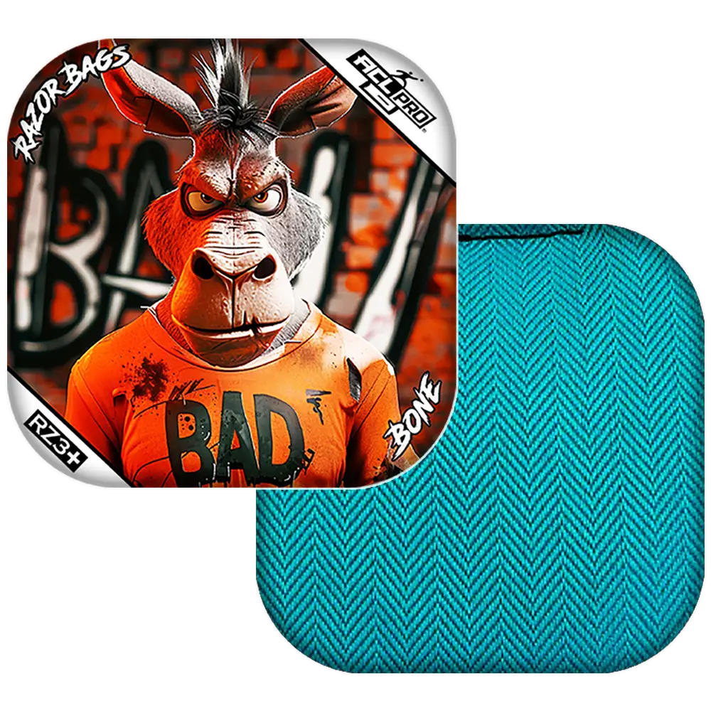 Bone | Bad A Graffiti | ACL PRO Razor Cornhole Bags