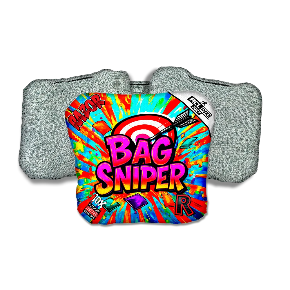 10 X PRO Bag Sniper Light Back Cornhole Bags