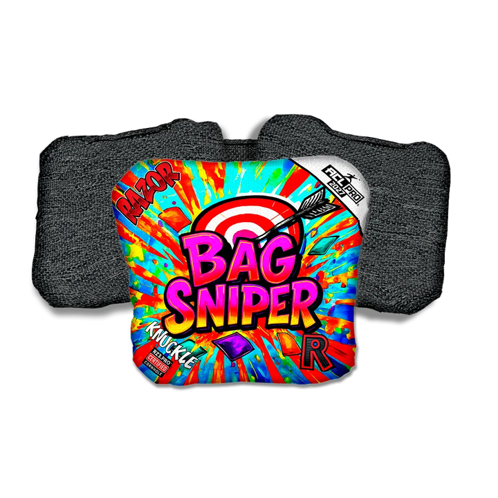 Knuckle PRO Bag Sniper Black Back Cornhole Bags