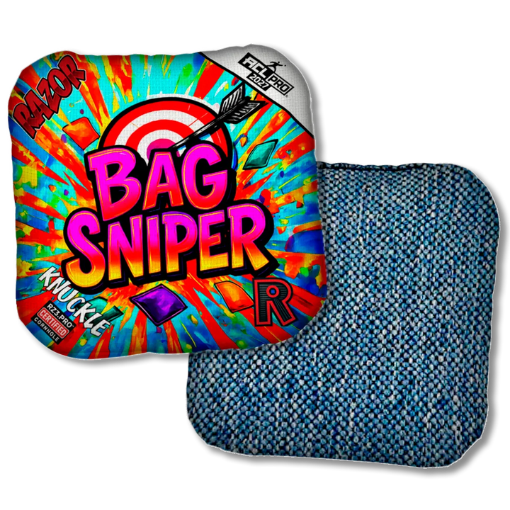 Knuckle PRO Bag Sniper Blue Back Product View