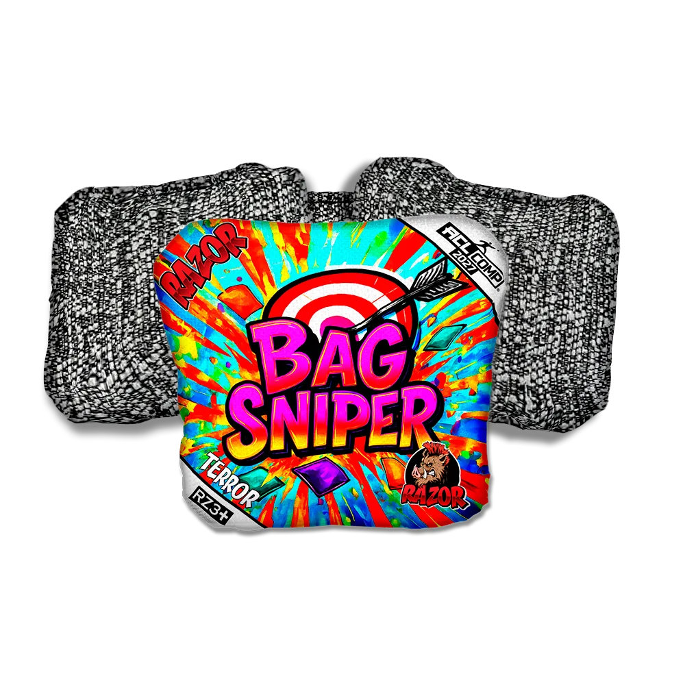 Terror COMP Bag Sniper Salt Pepper Back Cornhole Bags