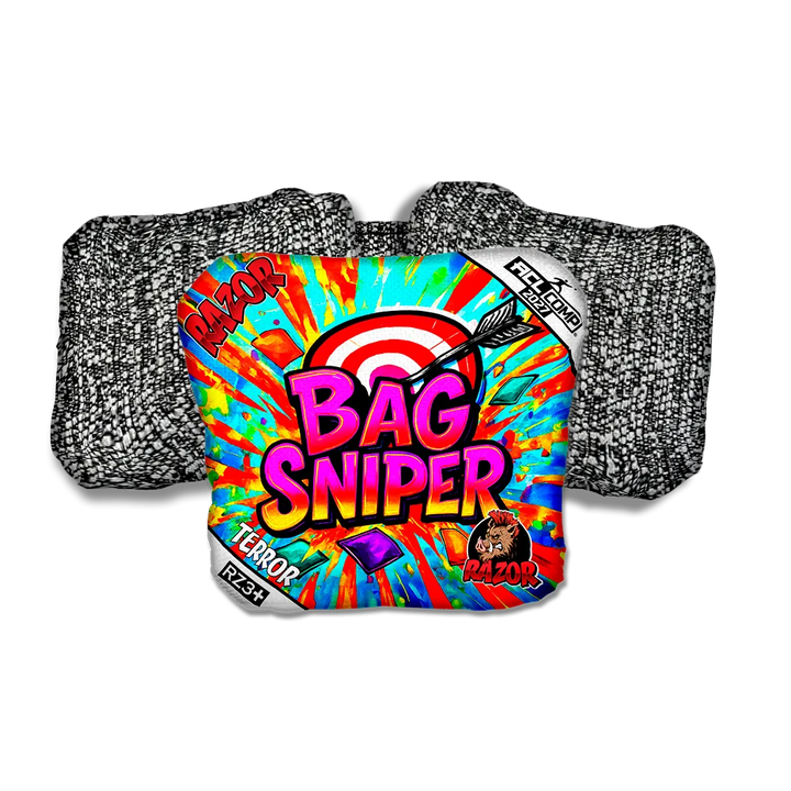 Terror COMP Bag Sniper Salt Pepper Back Cornhole Bags