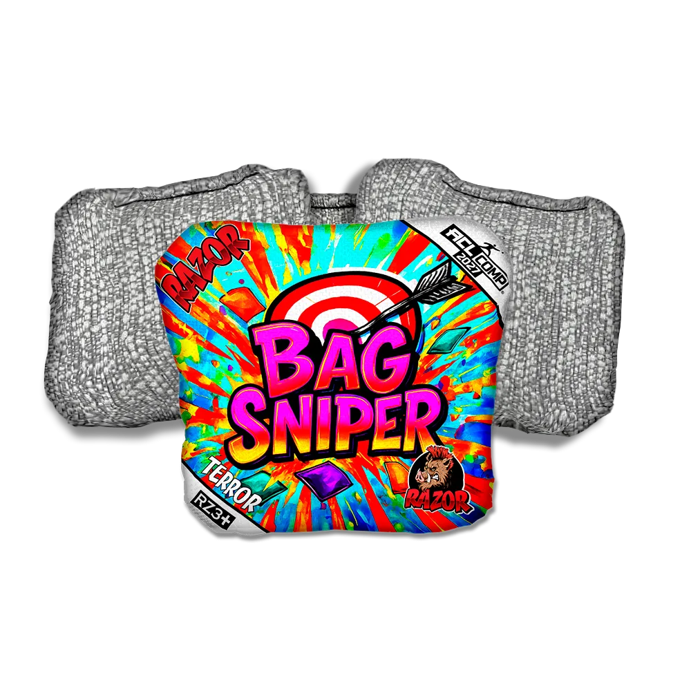 Terror COMP Bag Sniper Silver Back Cornhole Bags