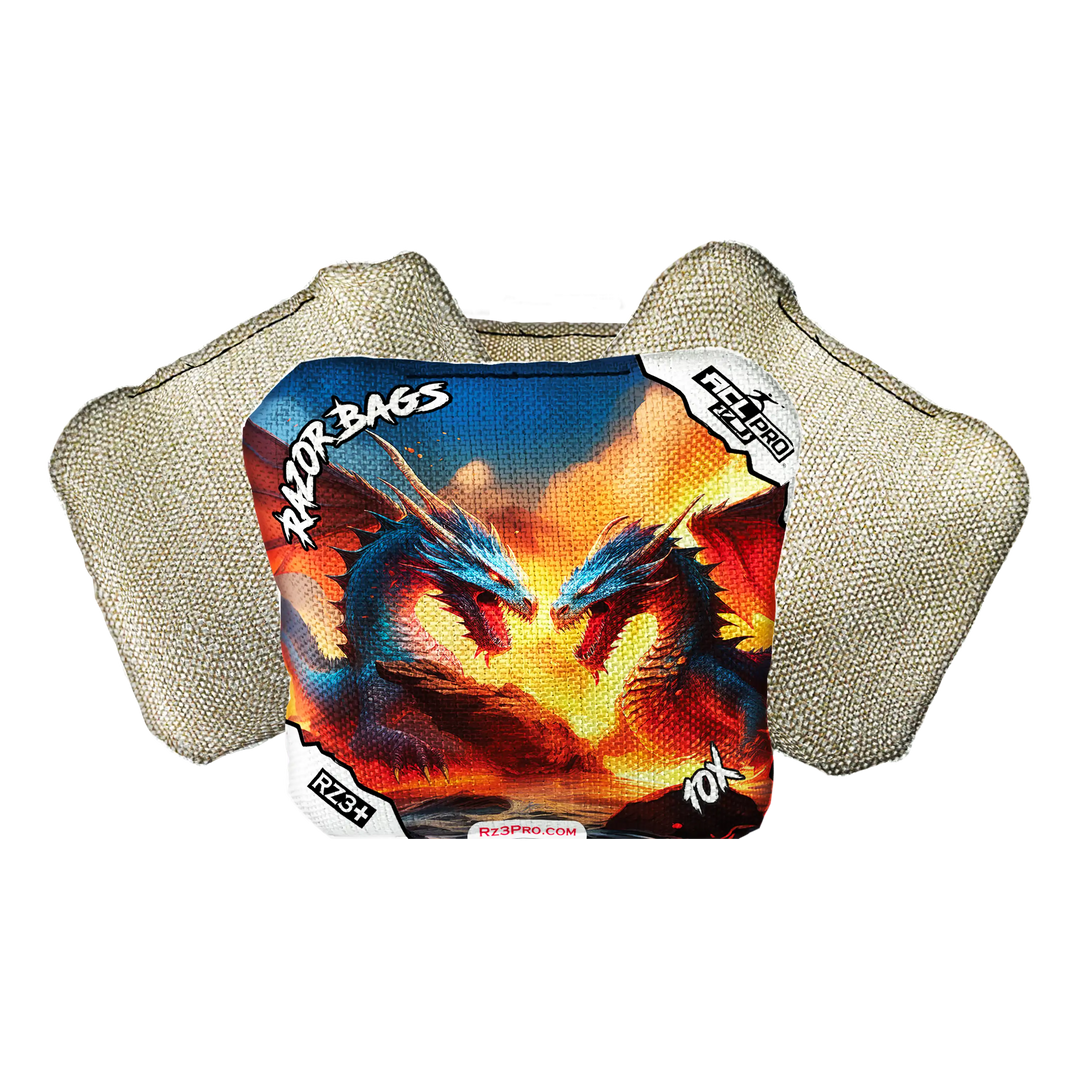 10X | Battle Dragons | ACL PRO Razor Cornhole Bags