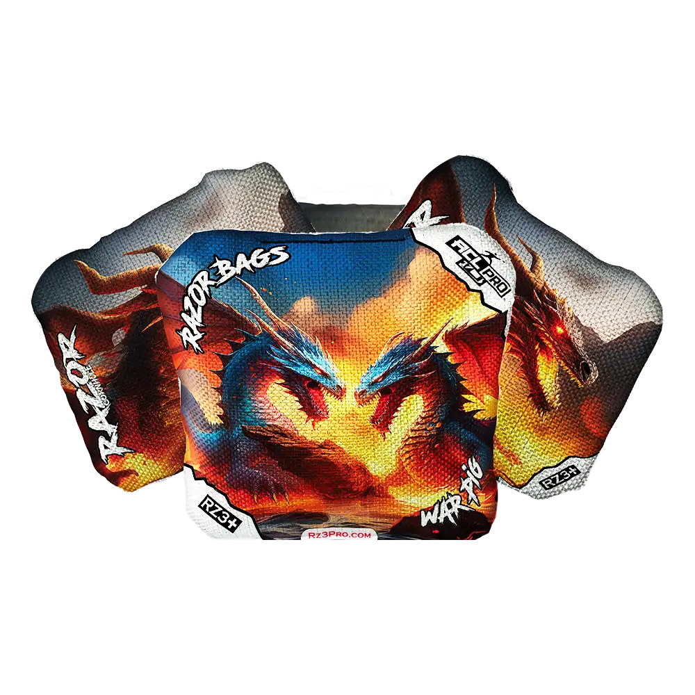 War Pig | Battle Dragons | ACL PRO Razor Cornhole Bags