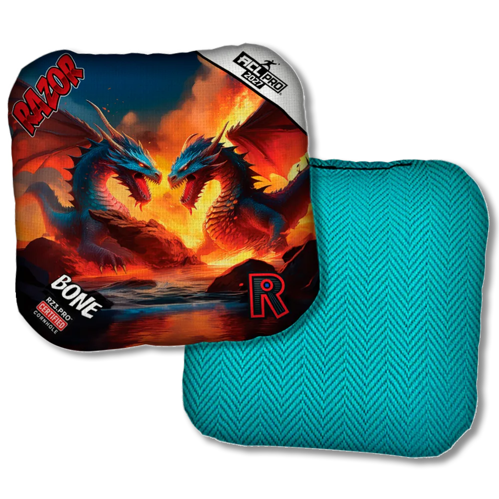 Bone PRO Battle Dragons Teal Back Product View