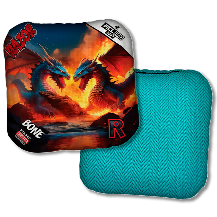 Bone PRO Battle Dragons Teal Back Product View