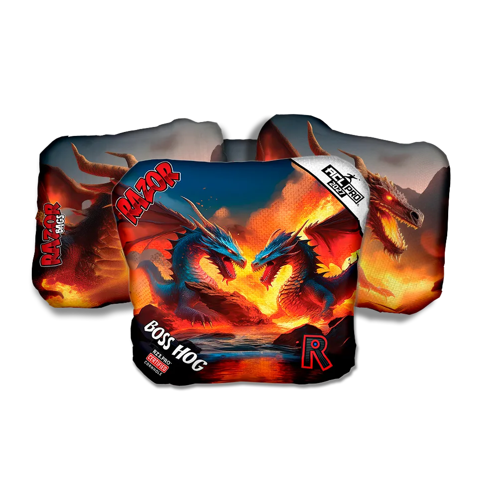 Boss Hog PRO Battle Dragons Cornhole Bags