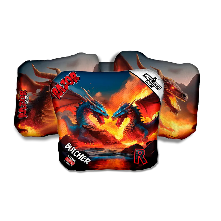 Butcher PRO Battle Dragons Cornhole Bags