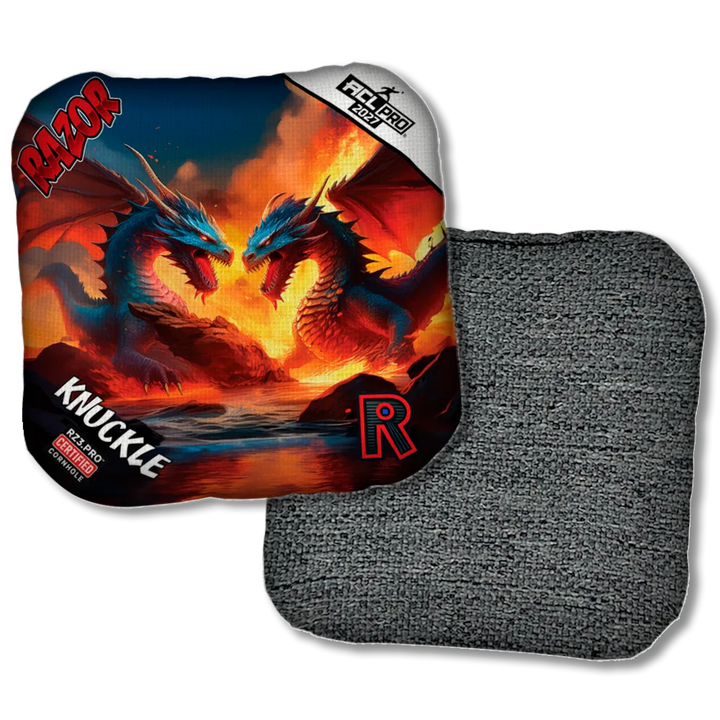 Knuckle PRO Battle Dragons Black Back Product View