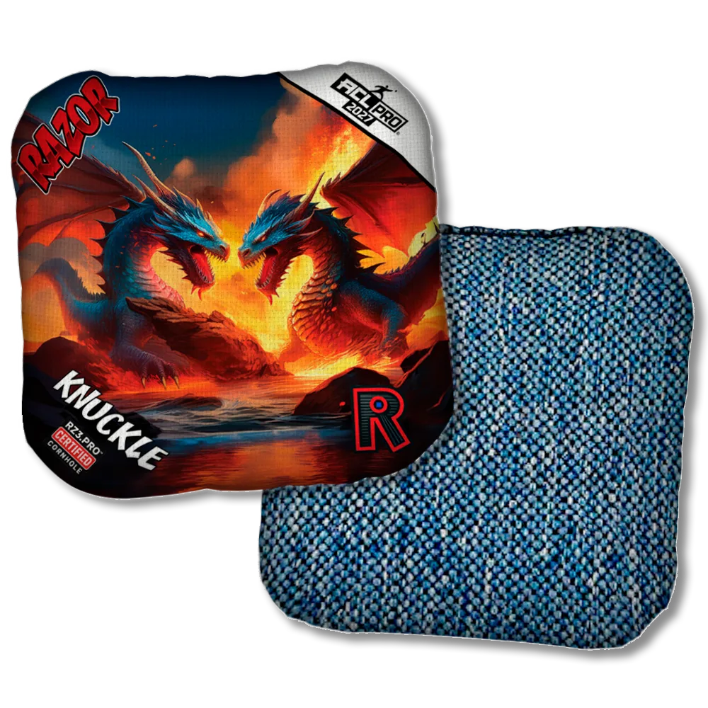 Knuckle PRO Battle Dragons Blue Back Product View