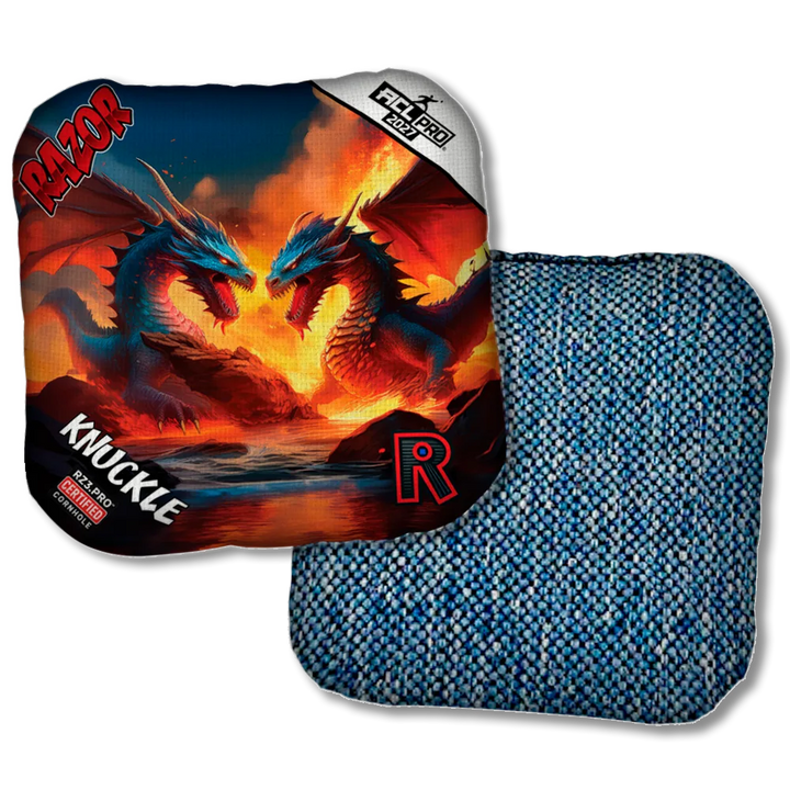 Knuckle PRO Battle Dragons Blue Back Product View