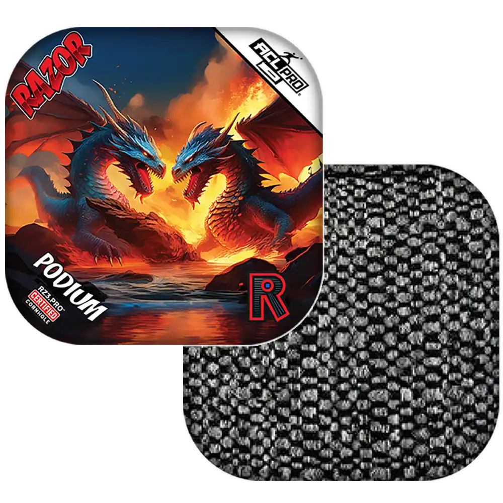 Podium | Battle Dragons | ACL PRO Razor Cornhole Bags