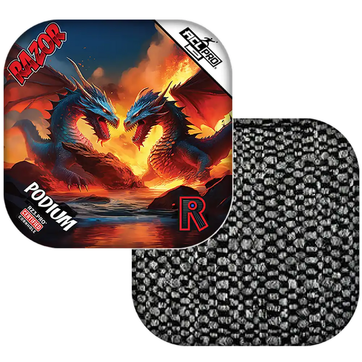 Podium | Battle Dragons | ACL PRO Razor Cornhole Bags