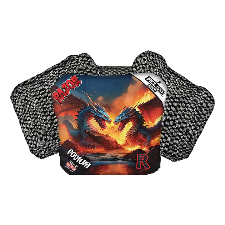 Podium | Battle Dragons | ACL PRO Razor Cornhole Bags