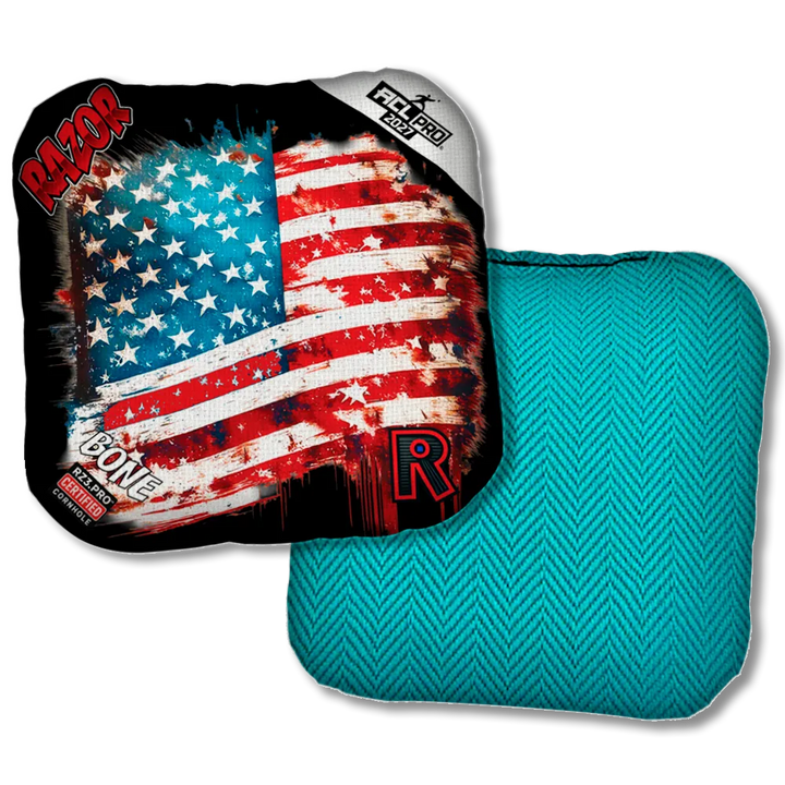 Bone PRO Battle Flag Teal Back Product View