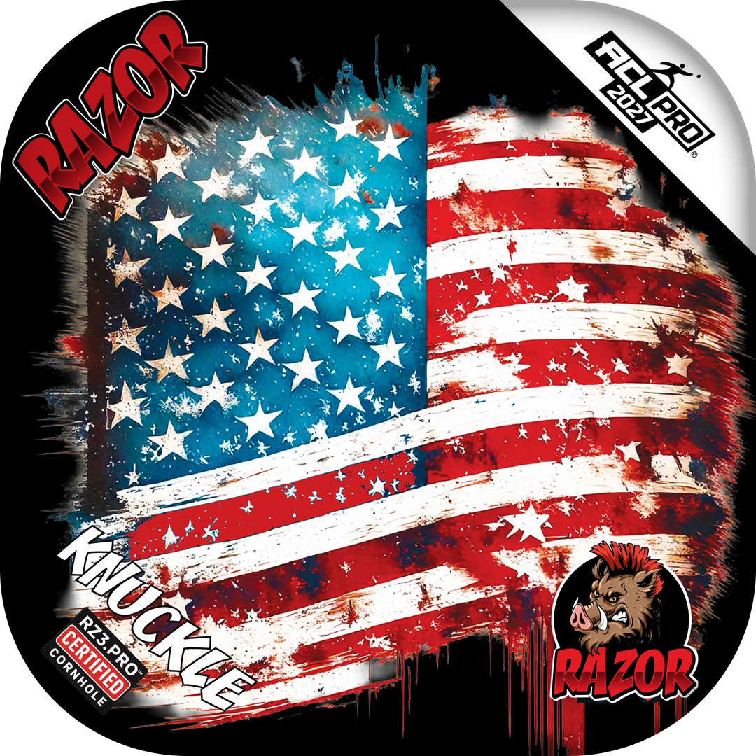 Knuckle PRO Battle Flag Cornhole Bags