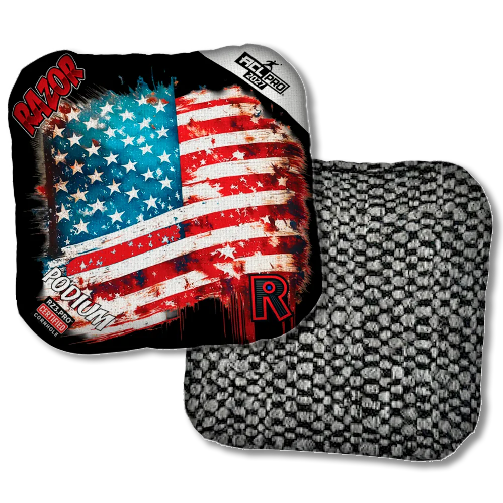 Podium PRO Battle Flag Black Back Product View