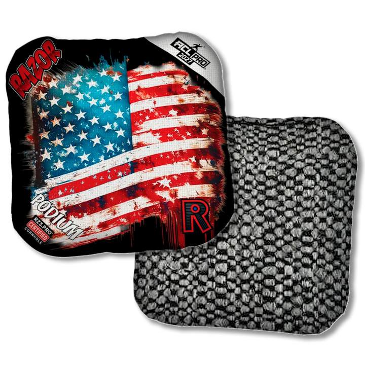 Podium PRO Battle Flag Black Back Product View