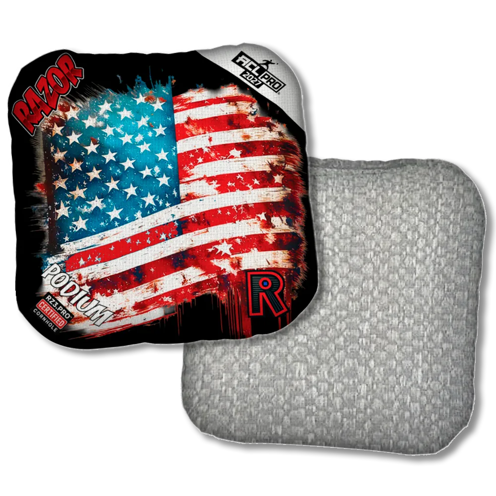 Podium PRO Battle Flag Silver Back Product View