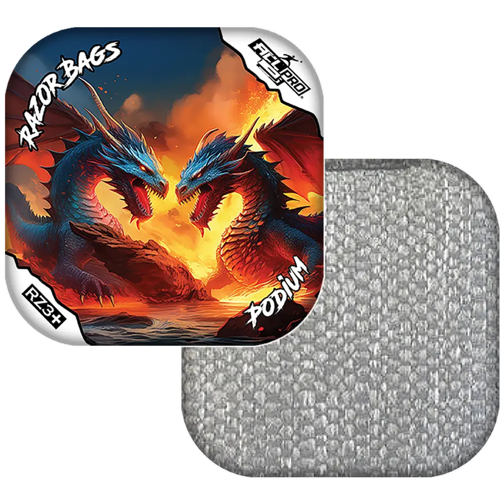 Podium | Battle Dragons | ACL PRO Razor Cornhole Bags