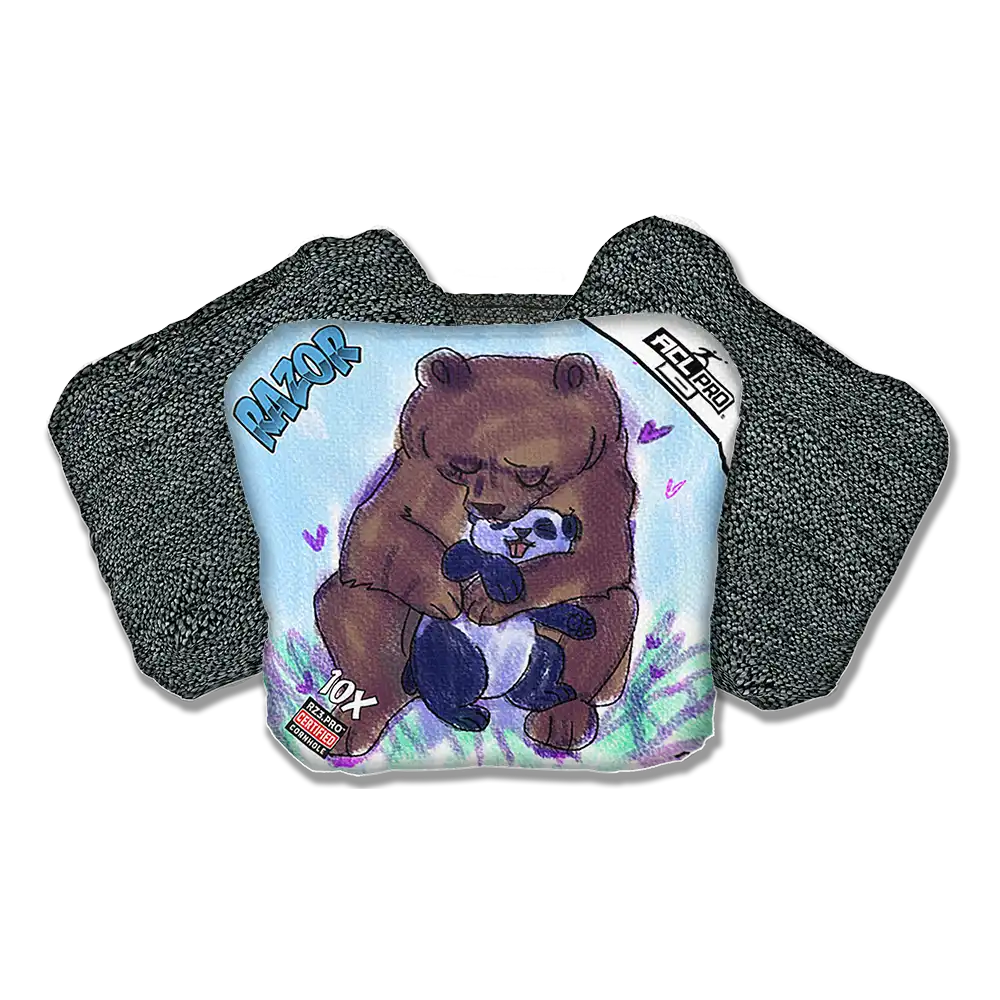 10X | Bear Hug | ACL PRO Razor Cornhole Bags