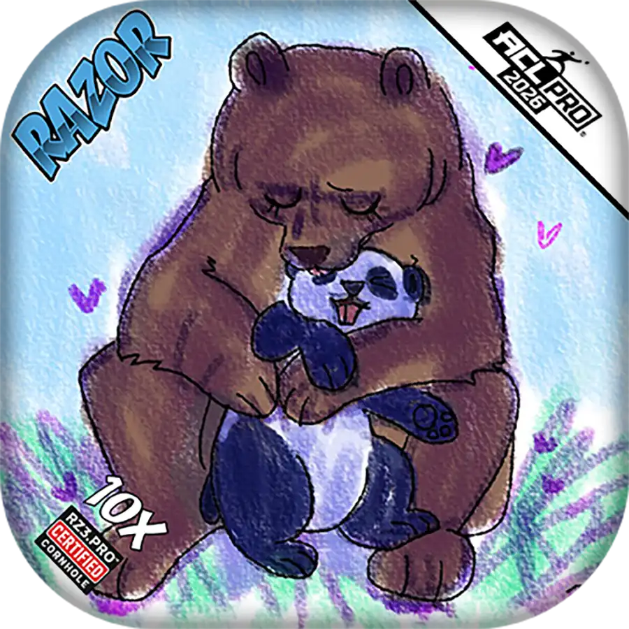 10X | Bear Hug | ACL PRO Razor Cornhole Bags
