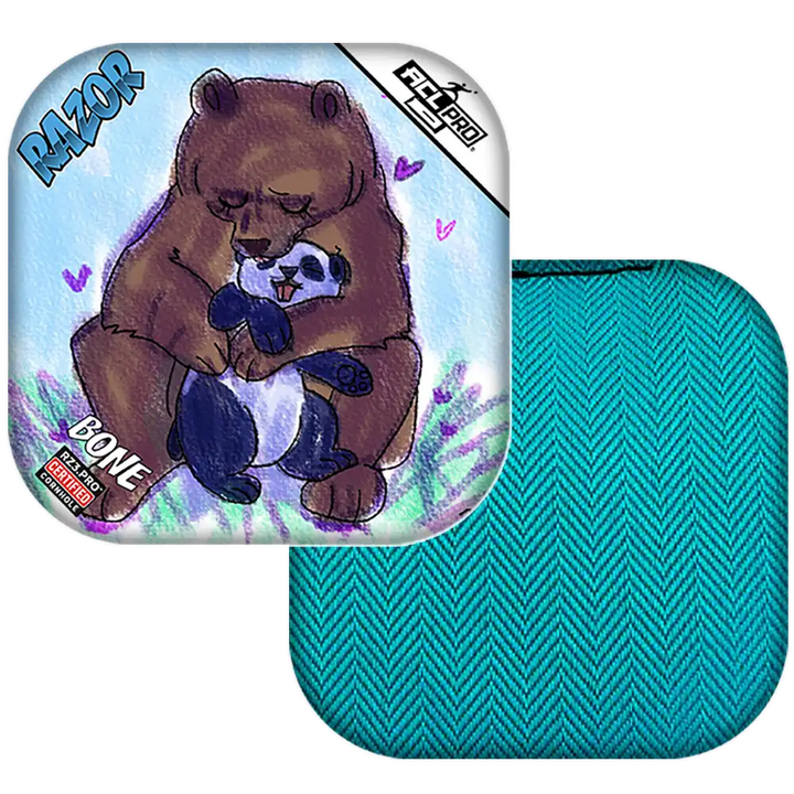 Bone | Bear Hug | ACL PRO Razor Cornhole Bags