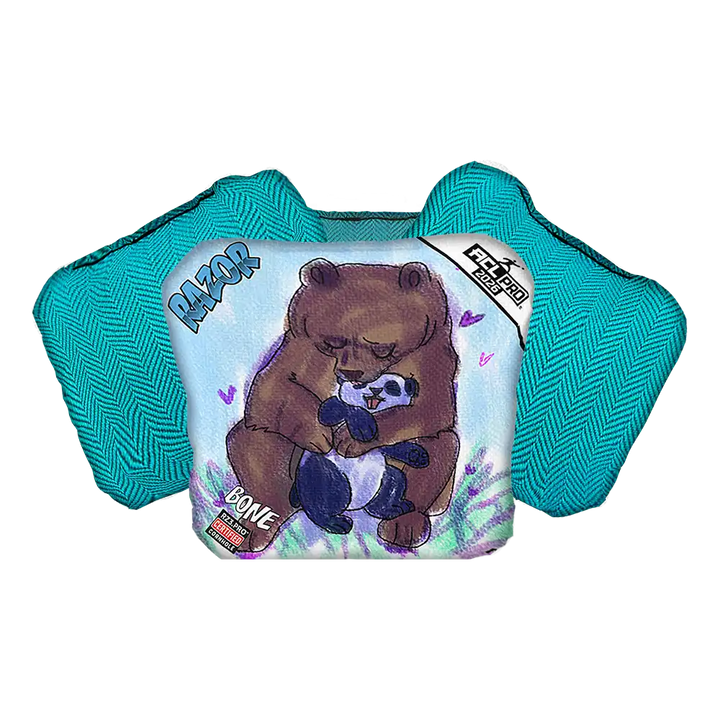 Bone | Bear Hug | ACL PRO Razor Cornhole Bags