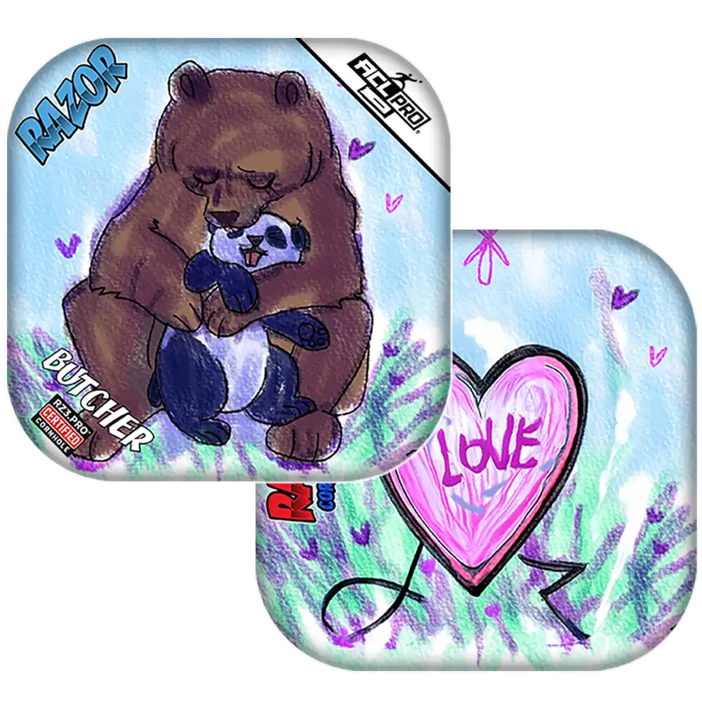 Butcher | Bear Hug | ACL PRO Razor Cornhole Bags