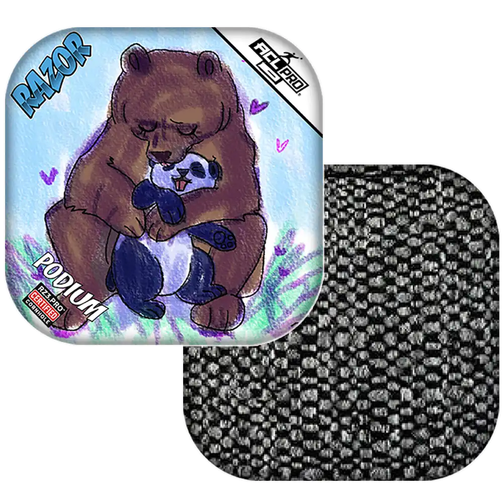 Podium | Bear Hug | ACL PRO Razor Cornhole Bags