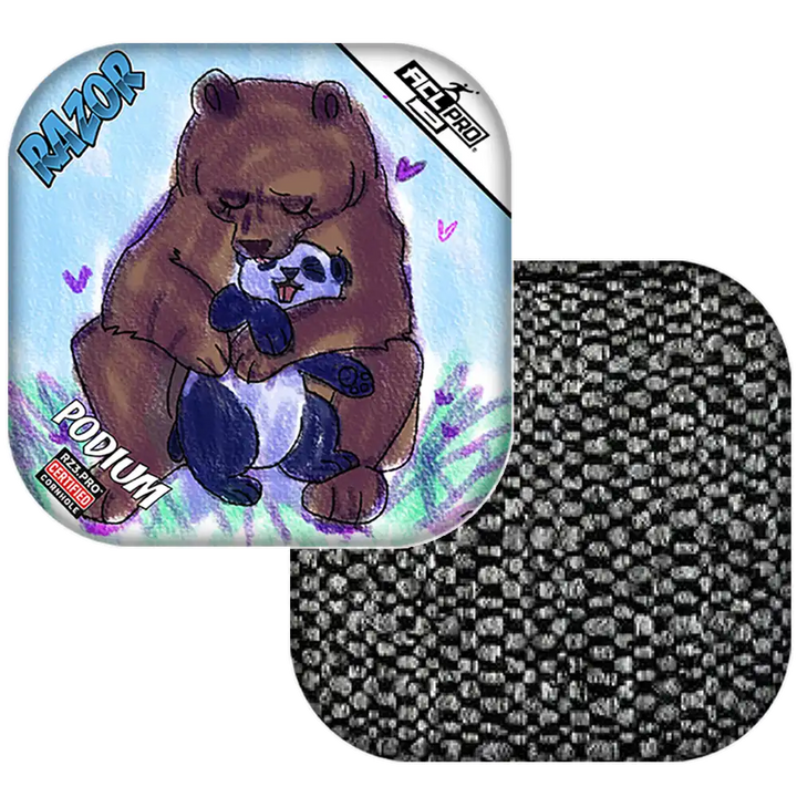 Podium | Bear Hug | ACL PRO Razor Cornhole Bags
