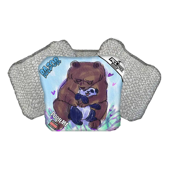Podium | Bear Hug | ACL PRO Razor Cornhole Bags