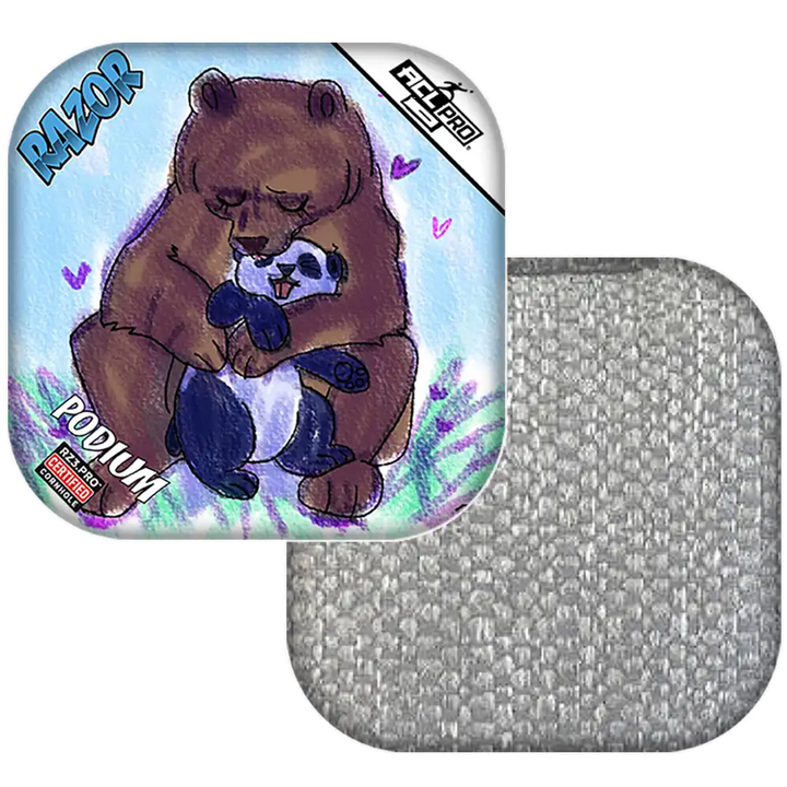 Podium | Bear Hug | ACL PRO Razor Cornhole Bags