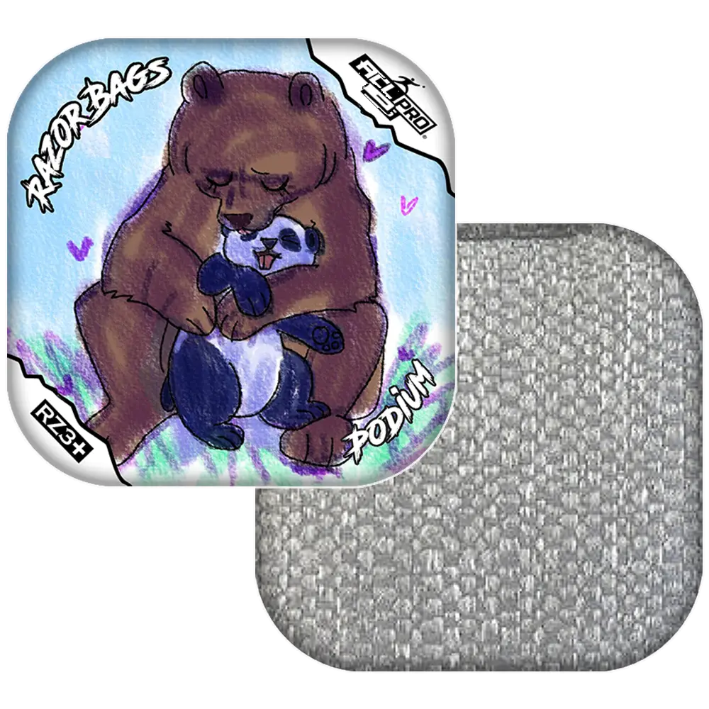 Podium | Bear Hug | ACL PRO Razor Cornhole Bags