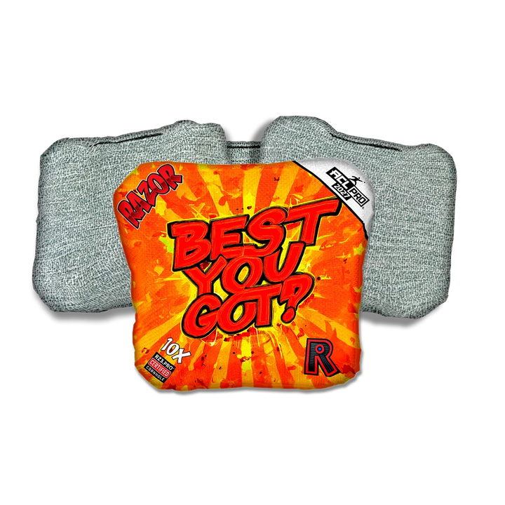 10 X PRO Best You Got Light Back Cornhole Bags