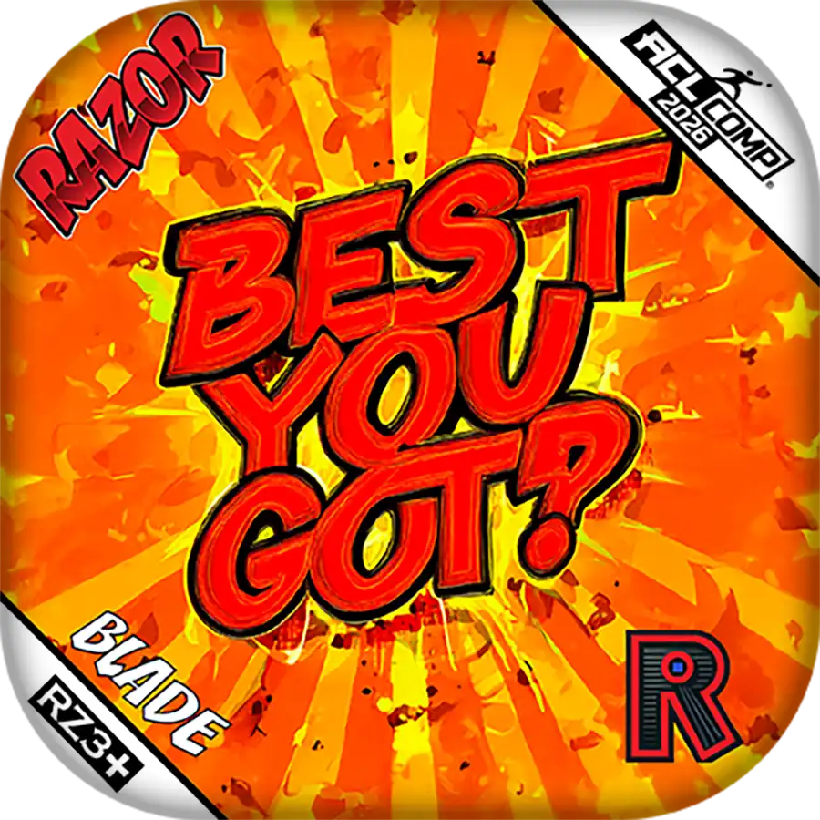 Product packaging with 'Best You Got?' text on a vibrant orange and yellow background