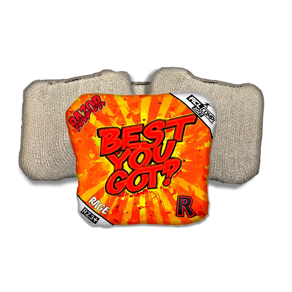 Rage COMP Best You Got Tan Back Cornhole Bags