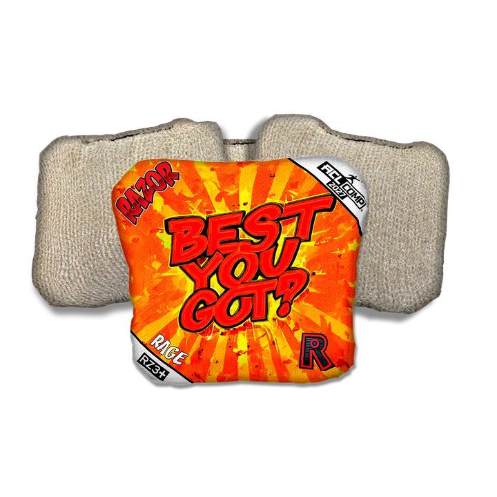 Rage COMP Best You Got Tan Back Cornhole Bags