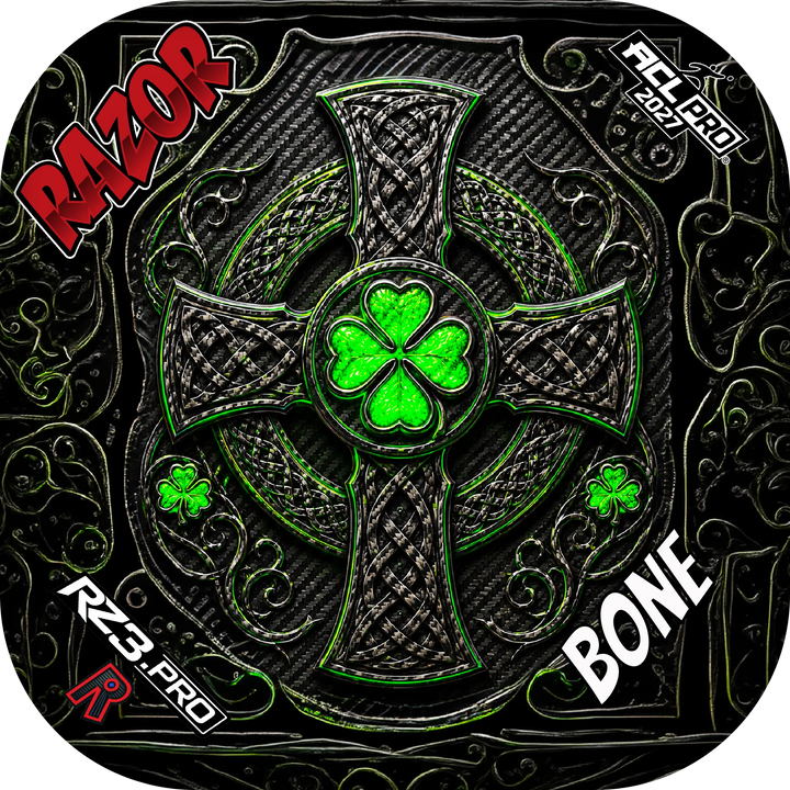Bone PRO Black Clover Cornhole Bags