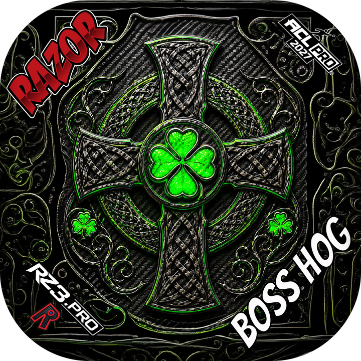 Boss Hog PRO Black Clover Cornhole Bags