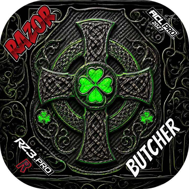 Butcher PRO Black Clover Cornhole Bags