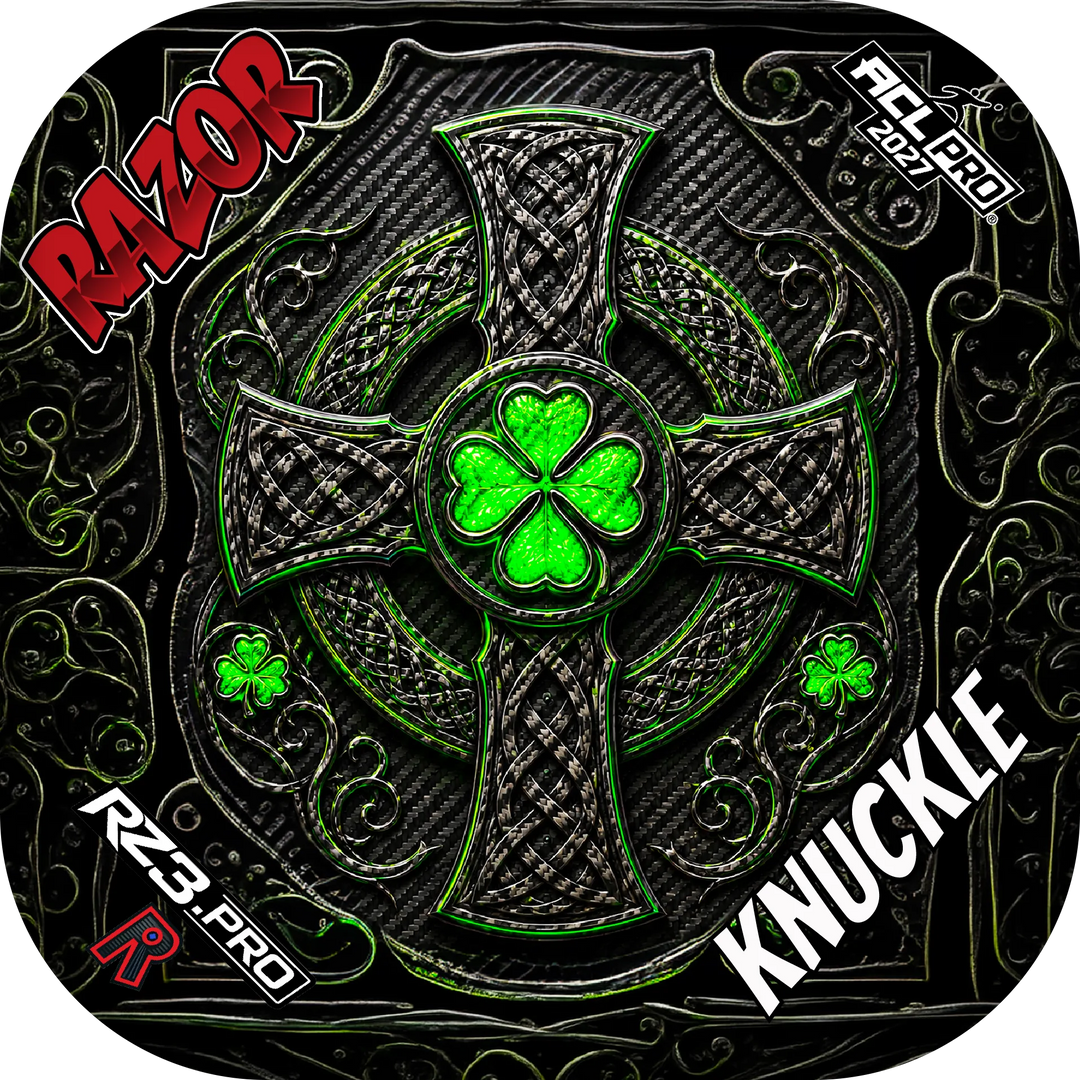 Knuckle PRO Black Clover Cornhole Bags