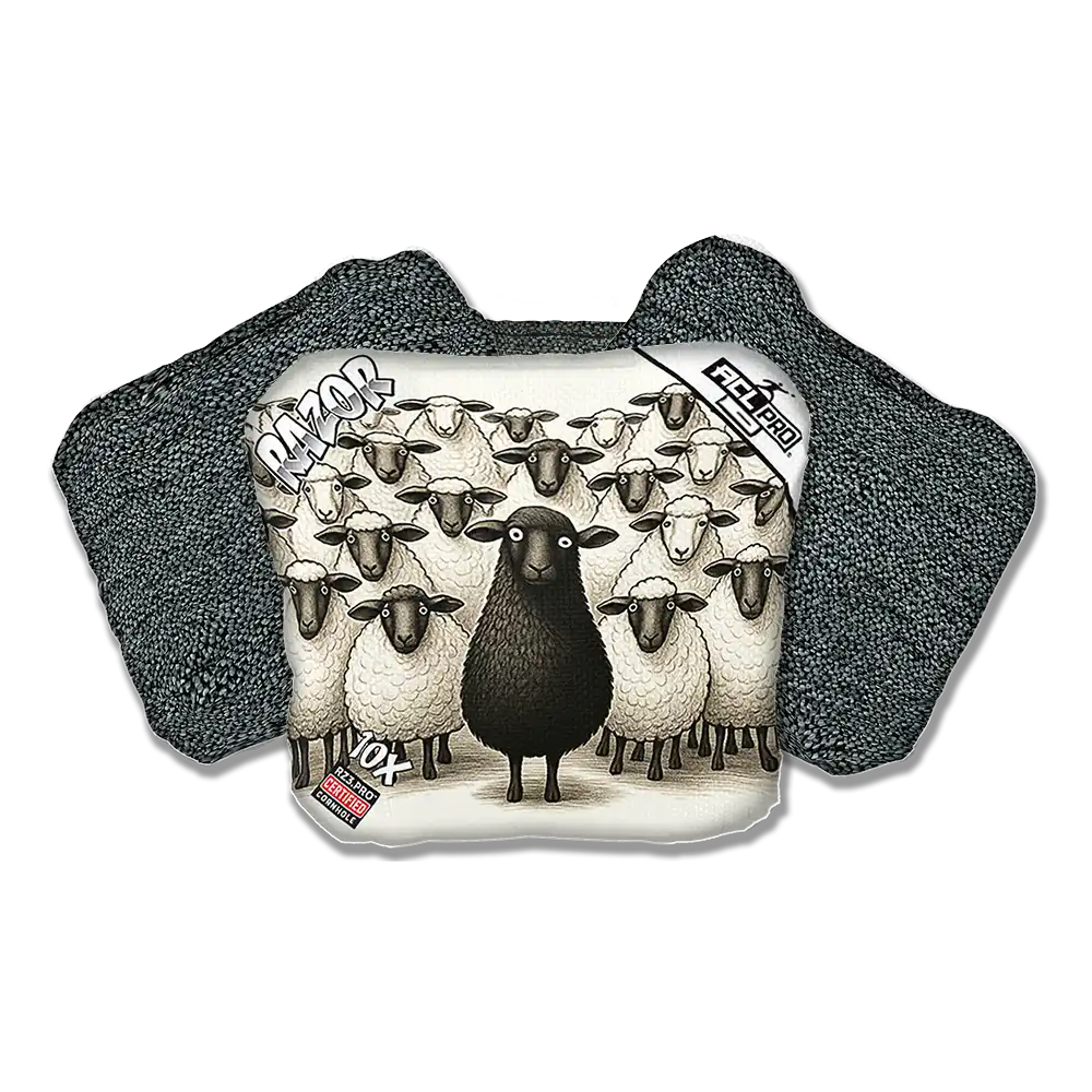 10X | Black Sheep | ACL PRO Razor Cornhole Bags
