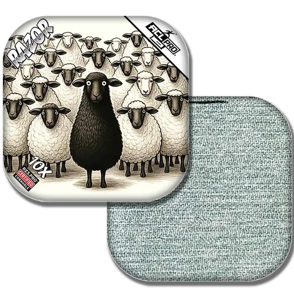 10X | Black Sheep | ACL PRO Razor Cornhole Bags