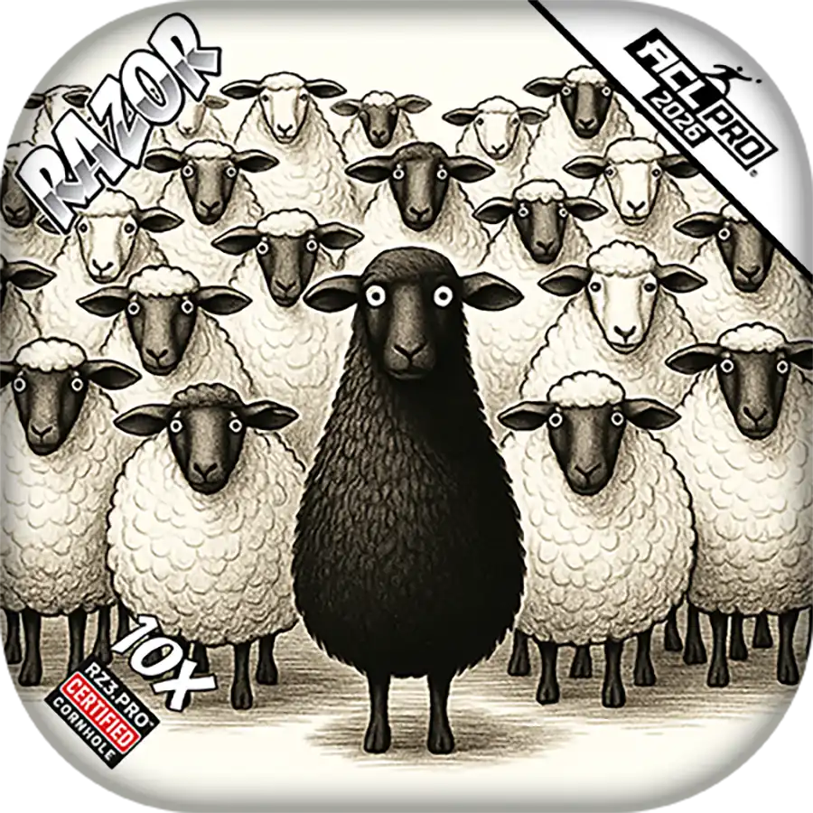 10X | Black Sheep | ACL PRO Razor Cornhole Bags