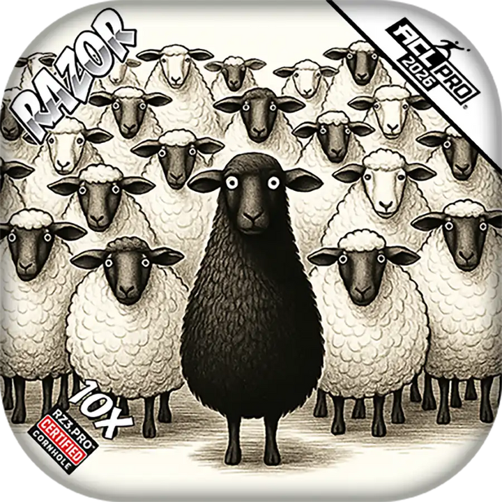 10X | Black Sheep | ACL PRO Razor Cornhole Bags